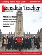 Canadian Teacher Magazine Nov/Dec 2009